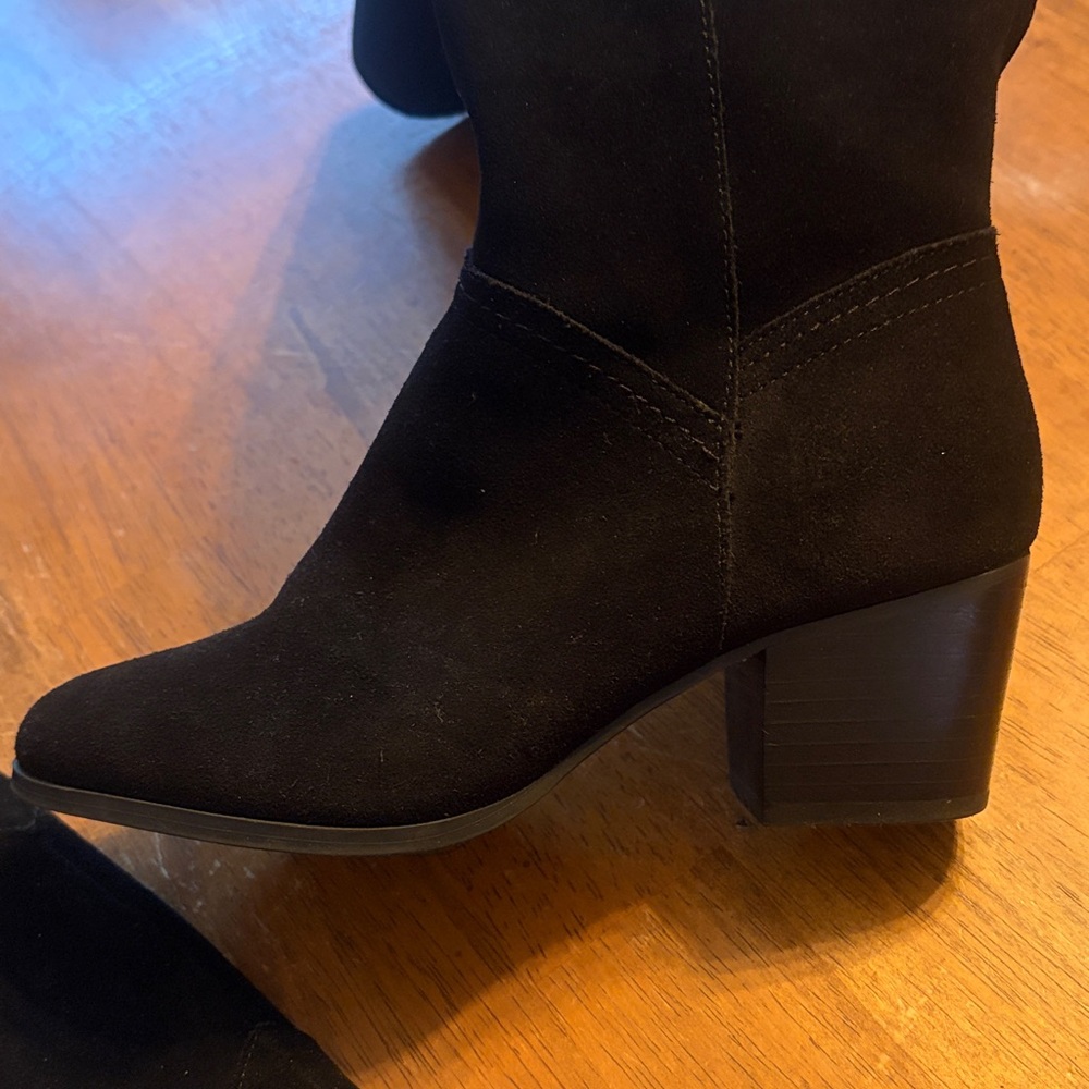 SUEDE🐝CROWN VINTAGE KNEE HIGH BOOT - Picture 12 of 13